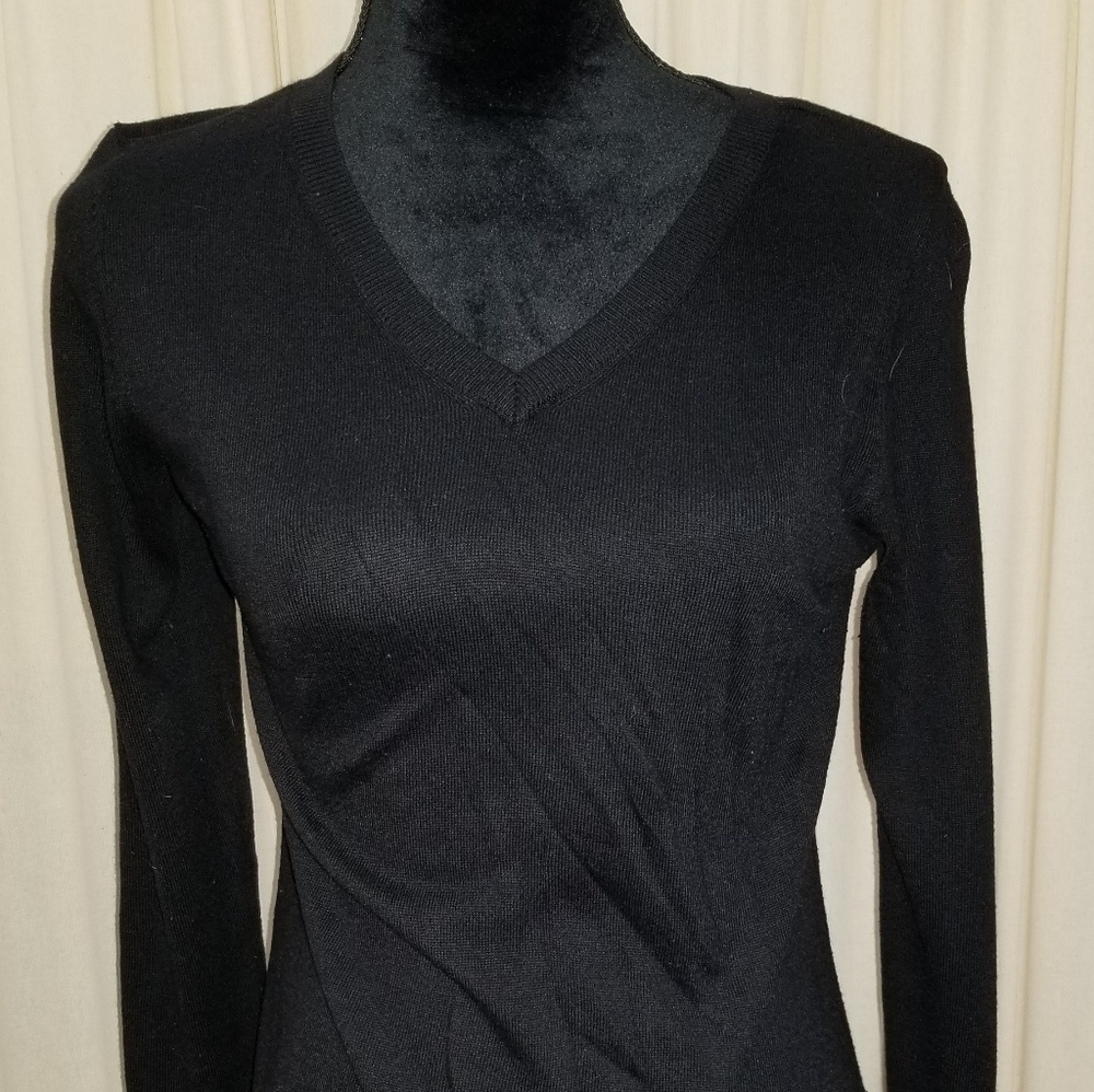 Black tunic sweater